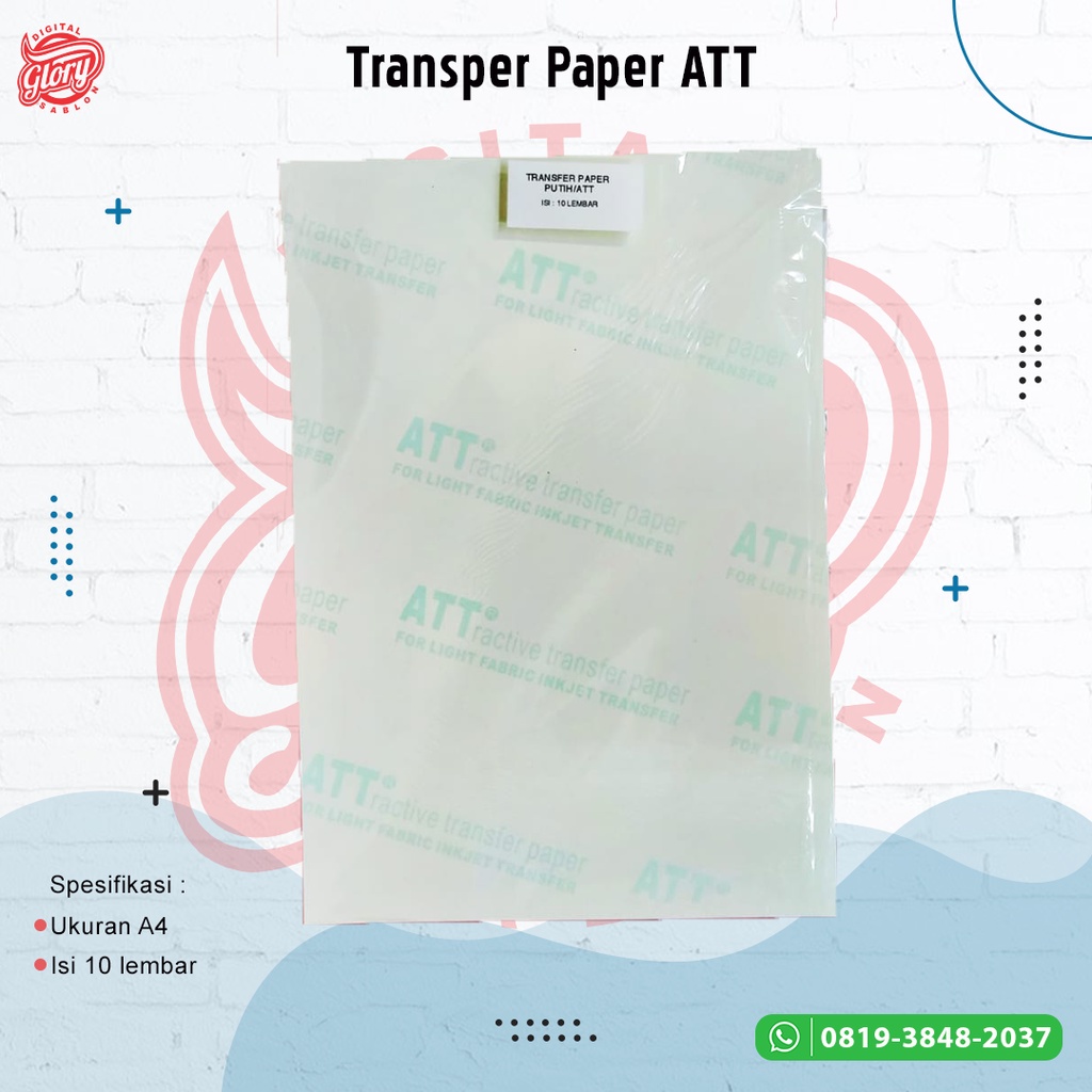 

Transper Paper Putih ATT Ukuran A4