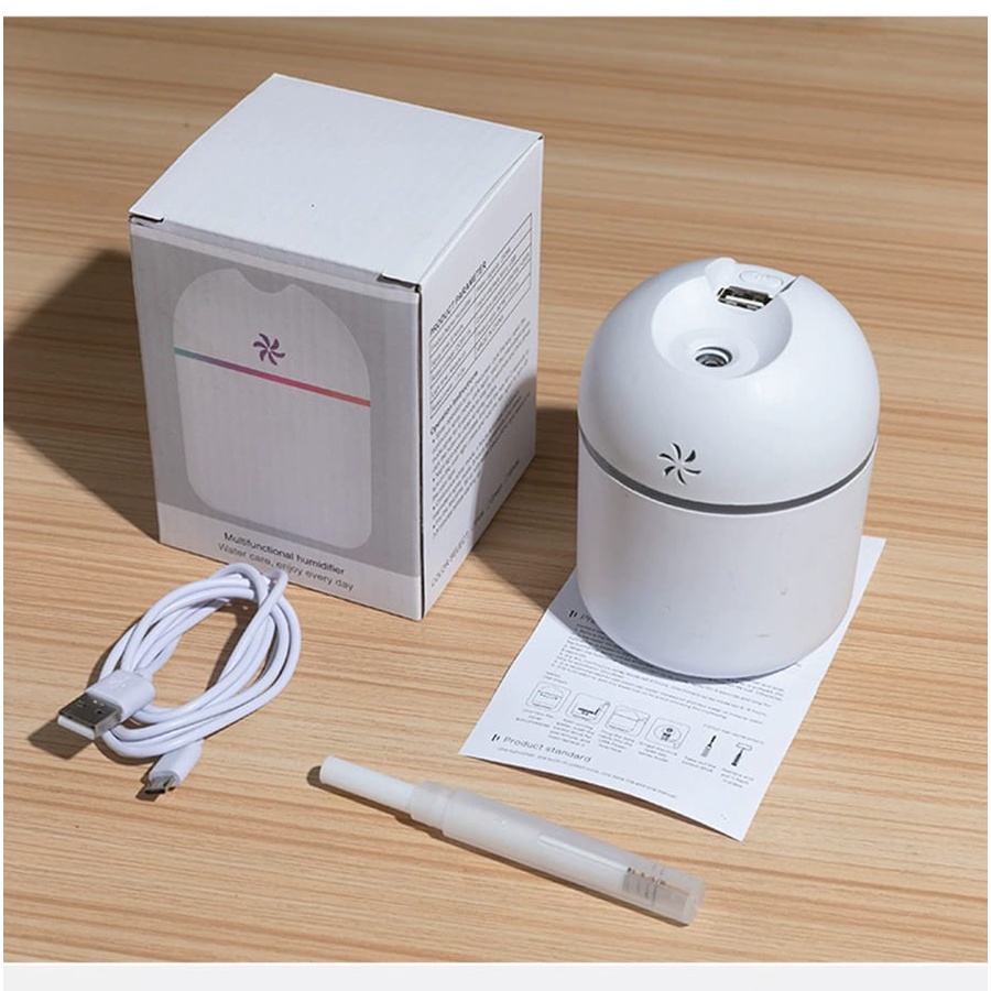 [TAFFWARE] Humidifier Aromatherapy Humidifier Tabung Ultrasonic Pewangi Ruangan Air Diffuser Purifier Oil-4