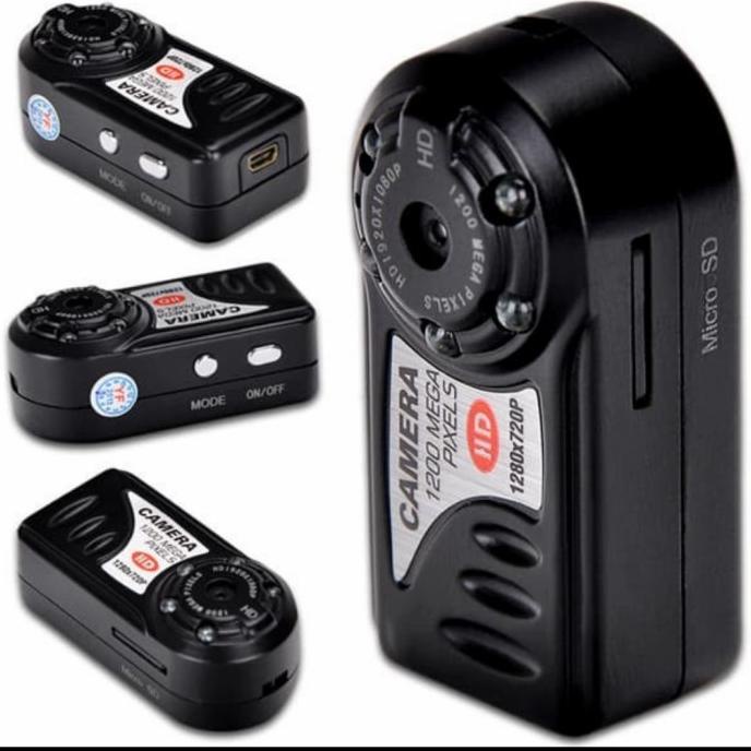 spy cam Q7 hd mini wifi/p2p ip Q7 night vision kamera mini malam hari