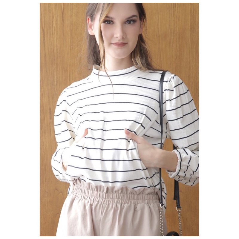 JOVIE SET | PUFFY TOP BY D’AMORA NURSING WEAR - Baju Menyusui