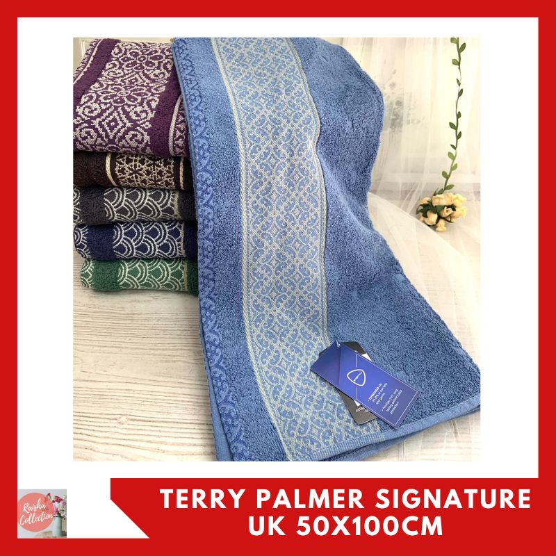 RC Terry Palmer Signature Motif Handuk Mandi Dewasa Tanggung 50x100 CM