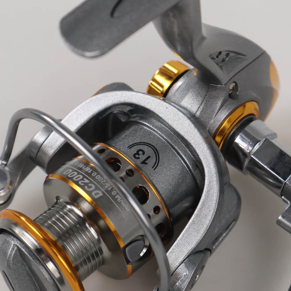 Reel Pancing Spinning Fishing Reel Kumparan Pancing 13 Ball Bearing 5.2:1 Kuat 12 KG / Gulungan pancing putar murah / Katrol pancing / Reel pancingan Metal / Ril pancingan laut kuat