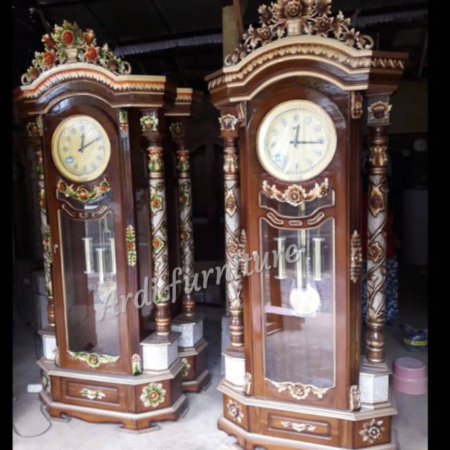 JAM HIAS - JAM BESAR - JAM UKIR JATI FREE ONGKIR
