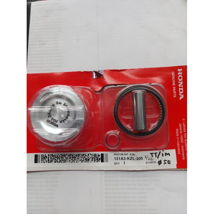 Piston kit beat fi /spacy fi /scoopy fi ( stater kasar ) orsinil ahm