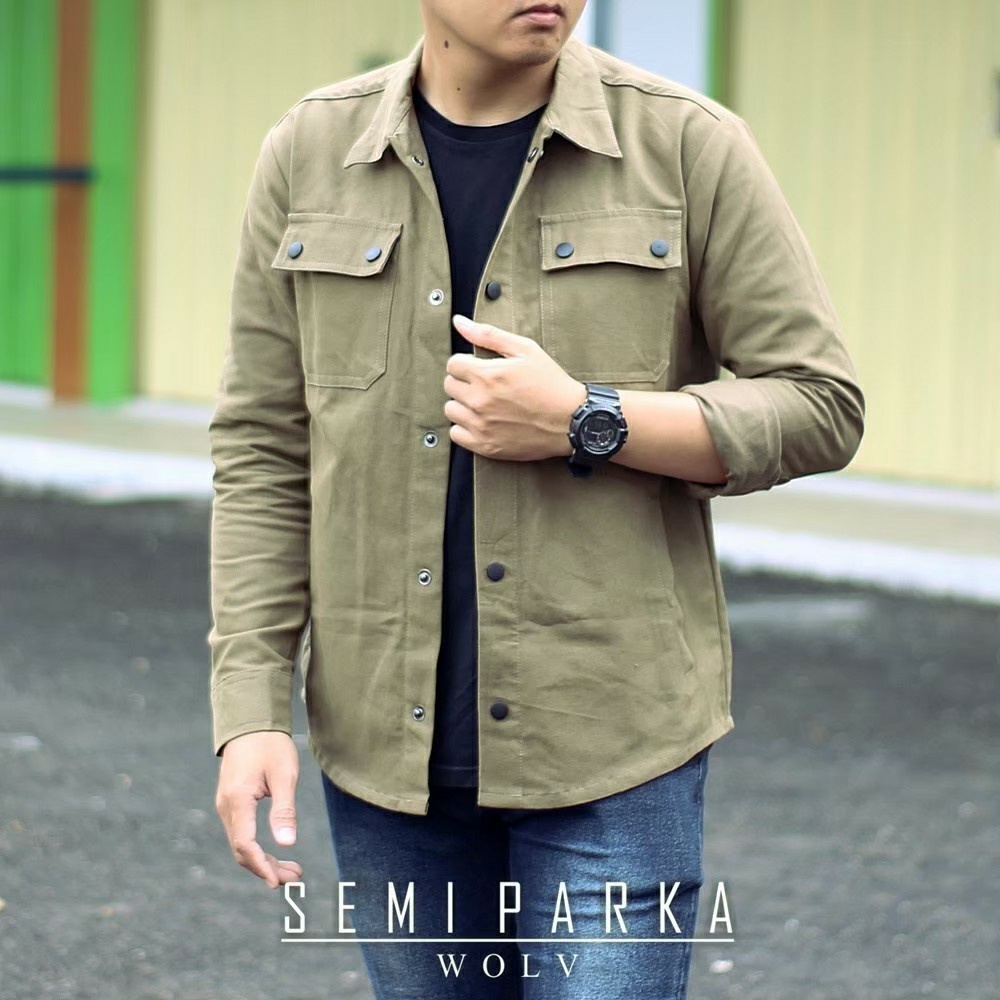 Trucker Jacket || Jaket Semi Parka || Size M - XXL #TRS