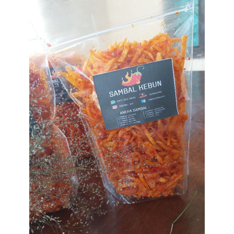 

Kentang mustofa sambal kebun