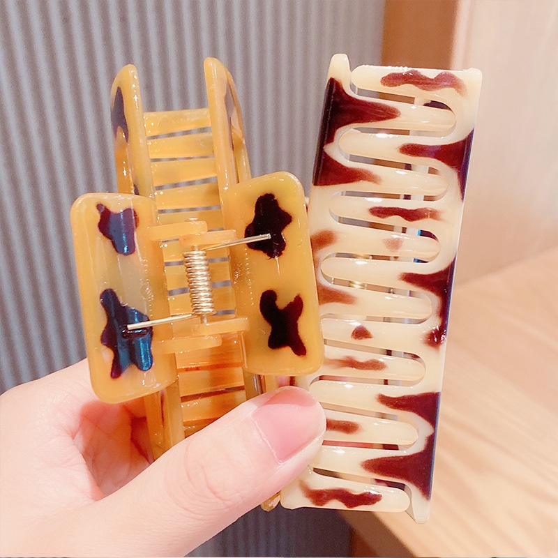 Jepit Rambut Makeup Mandi All-Match Leopard import harga grosir - ercassia