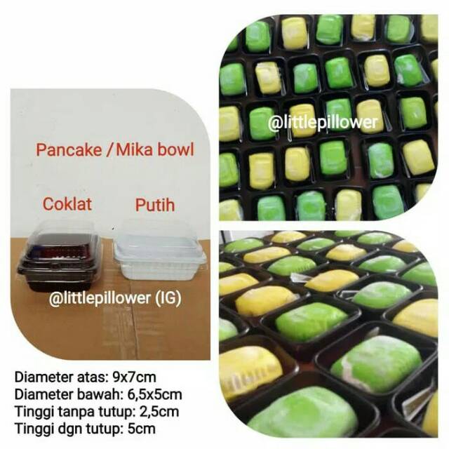 (ISI 50PCS) Mika pancake / Mika bolu mini