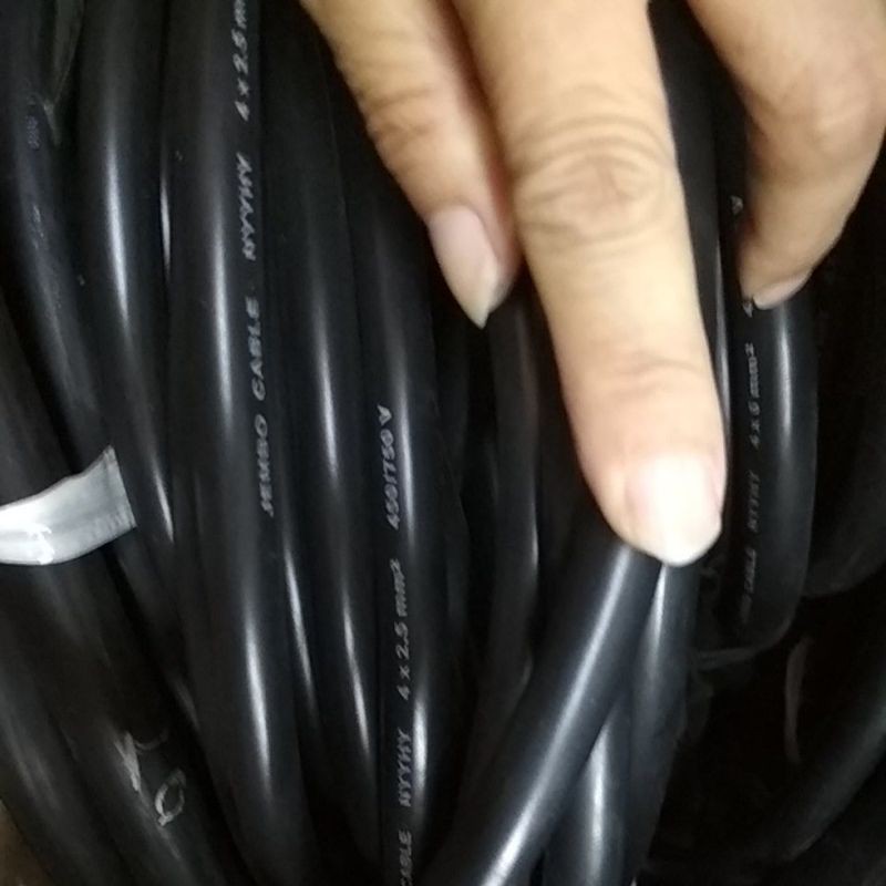 KABEL SERABUT NYYHY 4X2,5MM 4X2,5 MM JEMBO ECERAN METERAN