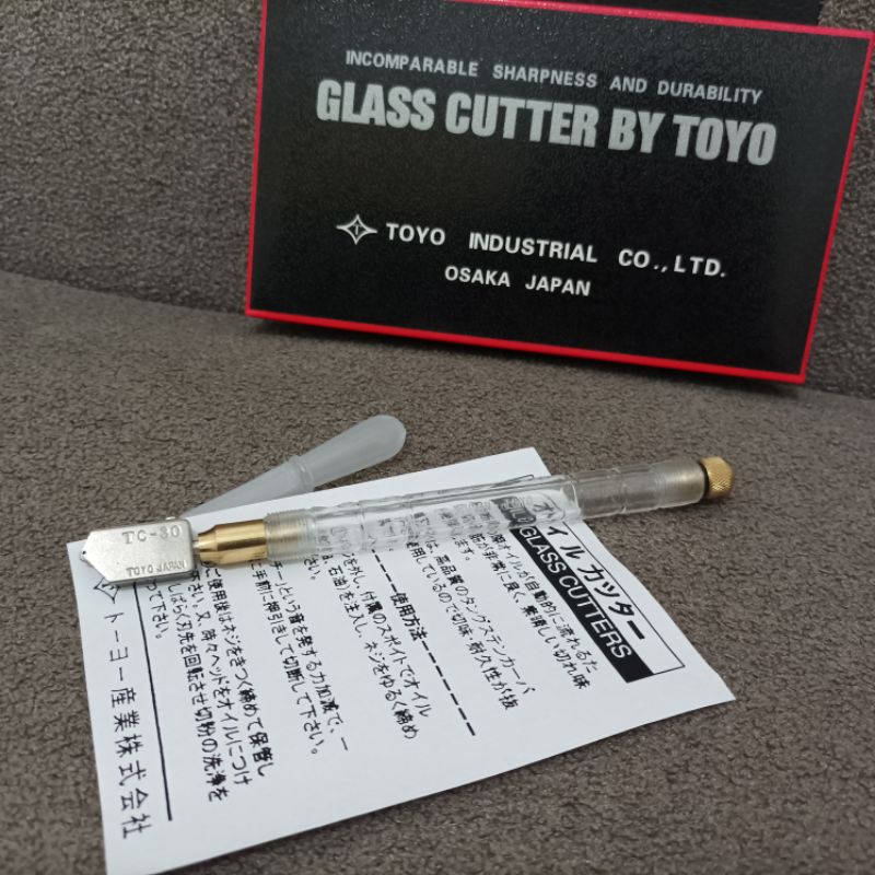 TOYO TC30 ORIGINAL MADE IN JAPAN Pisau Potong Kaca Toyo Tc 30 Asli