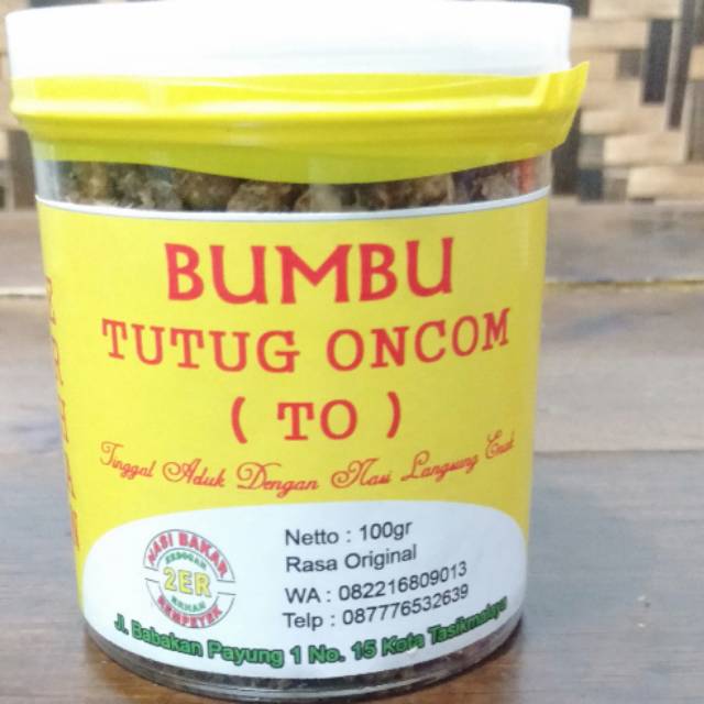 

BUMBU TUTUG ONCOM ORIGINAL