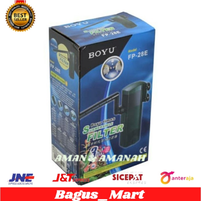 Boyu Filter Akuarium Fp-28e/filter aquarium/perlengkapan aquarium
