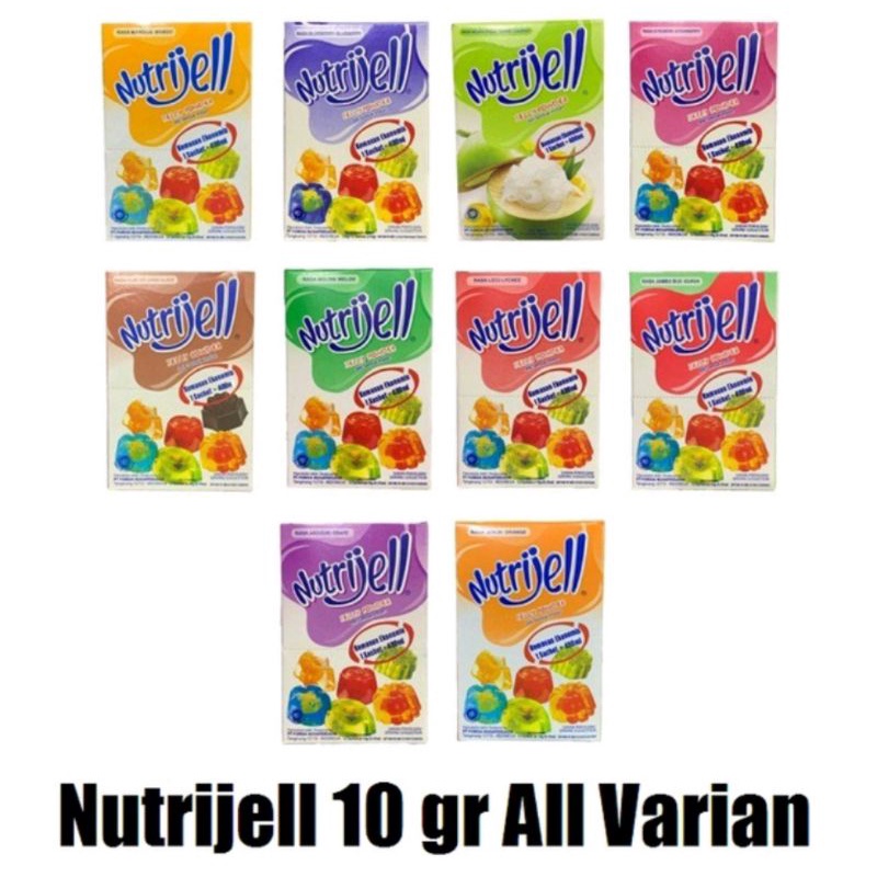 

Nutrijell Jelly powder all variant 10gr 1 kotak