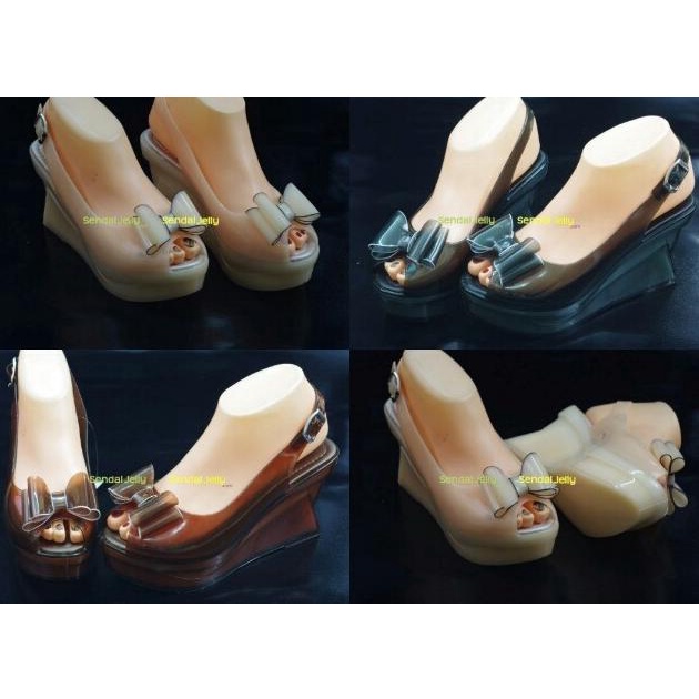 sepatu sandal wedges jelly sofiya (sepatu wedges, sandal wedges) TERGOKIL