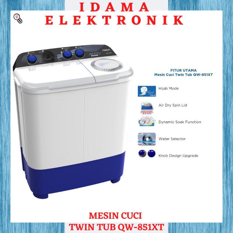 MESIN CUCI TWIN TUB QW-851XT