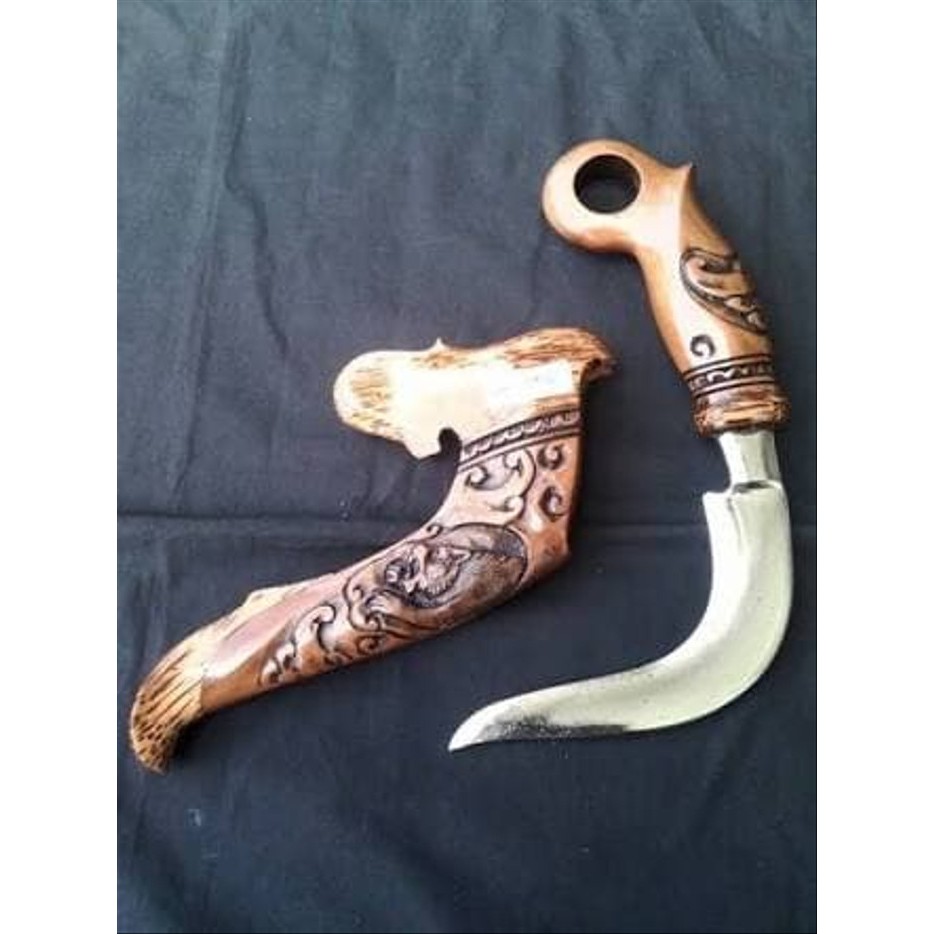 karambit minang ukir macan