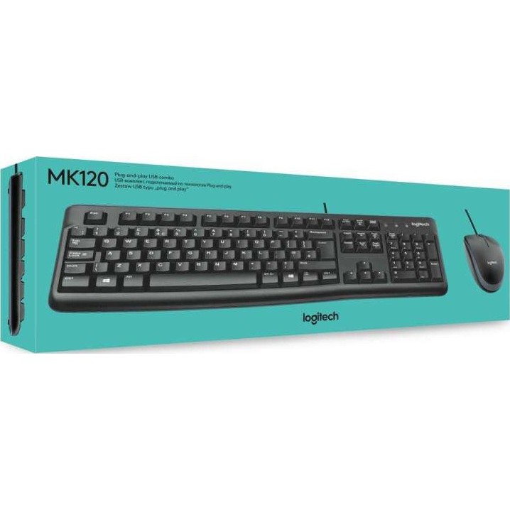 LOGITECH MK120 USB KEYBOARD &amp; MOUSE