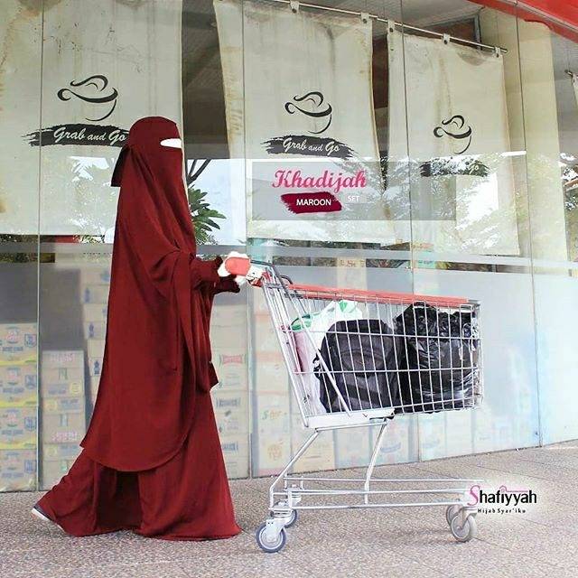 Khadijah set ori by hijab syariku shafiyyah
