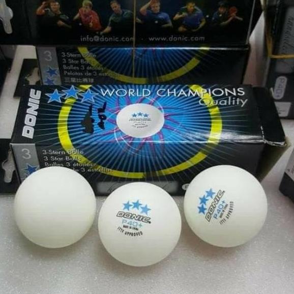 BOLA PINGPONG DONIC P40+ ORIGINAL