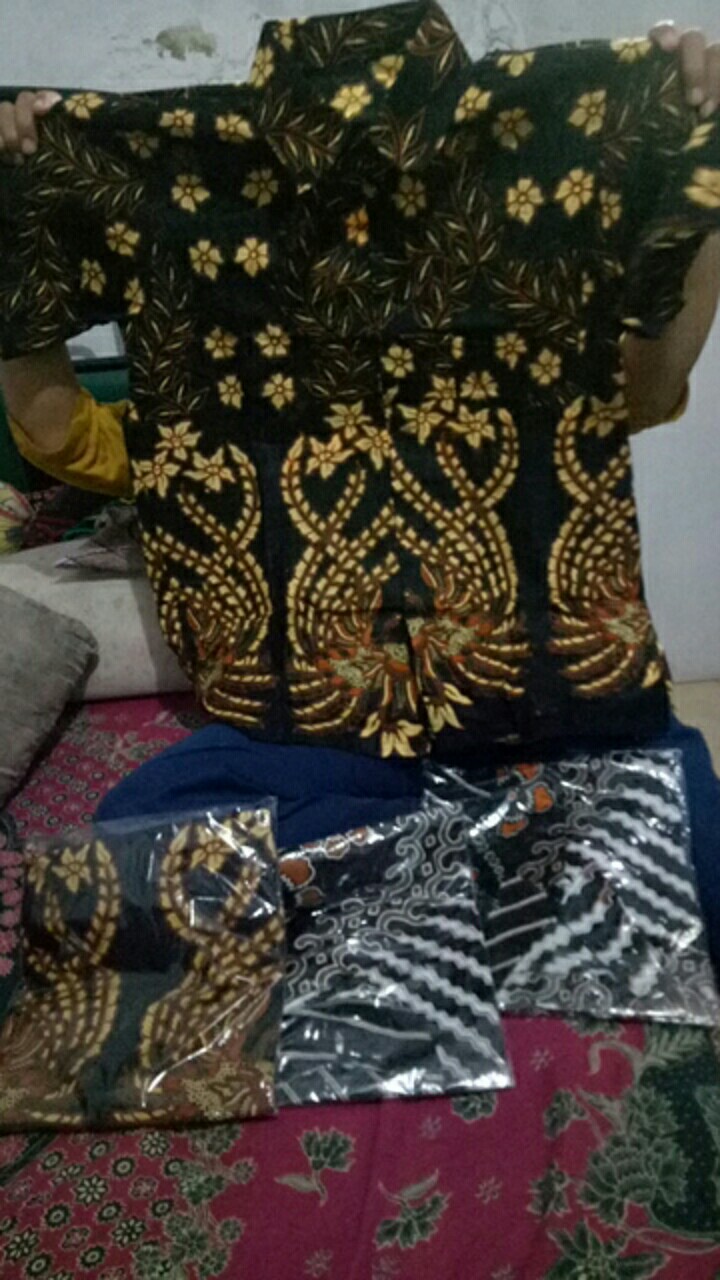 [new Arival] Wou Batik Couple Armina Ruffle Batik Couple Ori Ndoro Jowi Dnt Garansi Termurah - Bg074