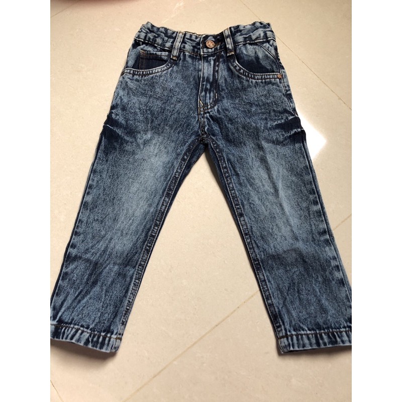 Preloved Celana jeans panjang anak laki-laki usia 2-3th merk Looney Tunes