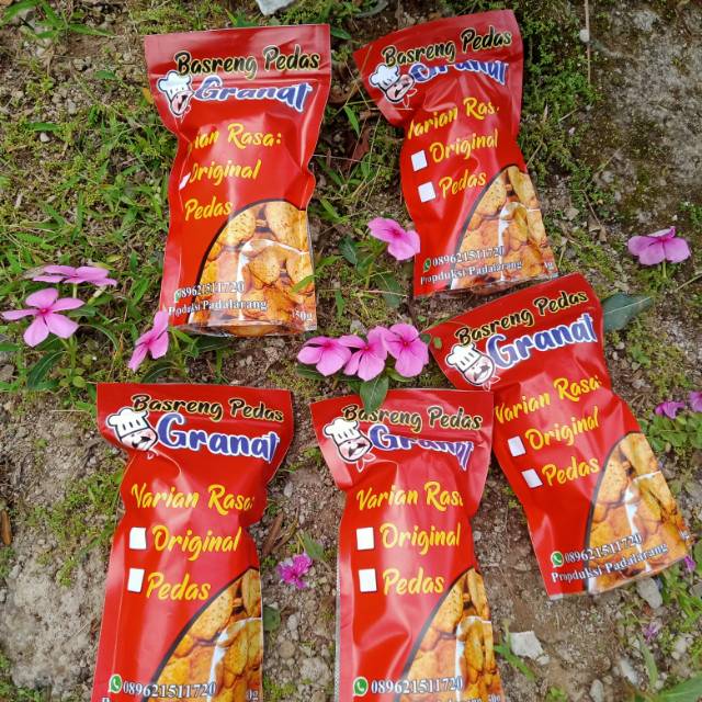 

Basreng pedas GRANAT 500g terlaris