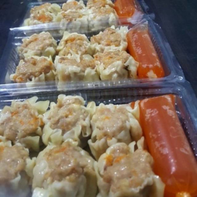 

Dimsum Murah frozen saus sambal isi 10 pcs merk gaharu