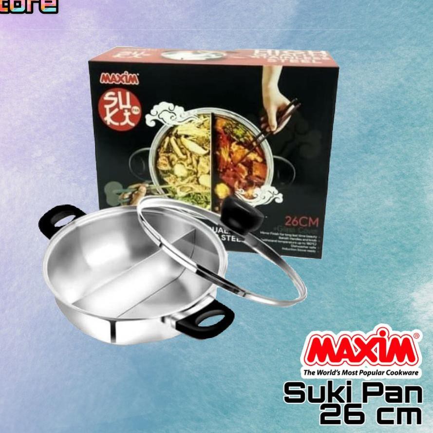 UEL Suki pan maxim 26 cm / panci shabu / panci suki / shabu shabu / sukiyaki / steamboat .