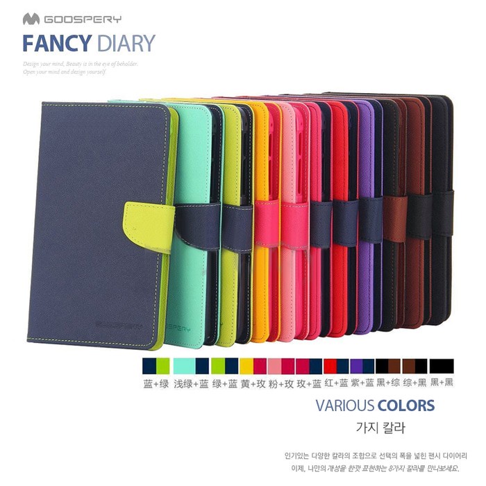 FLIP CASE GOOSPERY IPHONE X , Xr , Xs Max // Mercury Goospery Fancy Diary Case