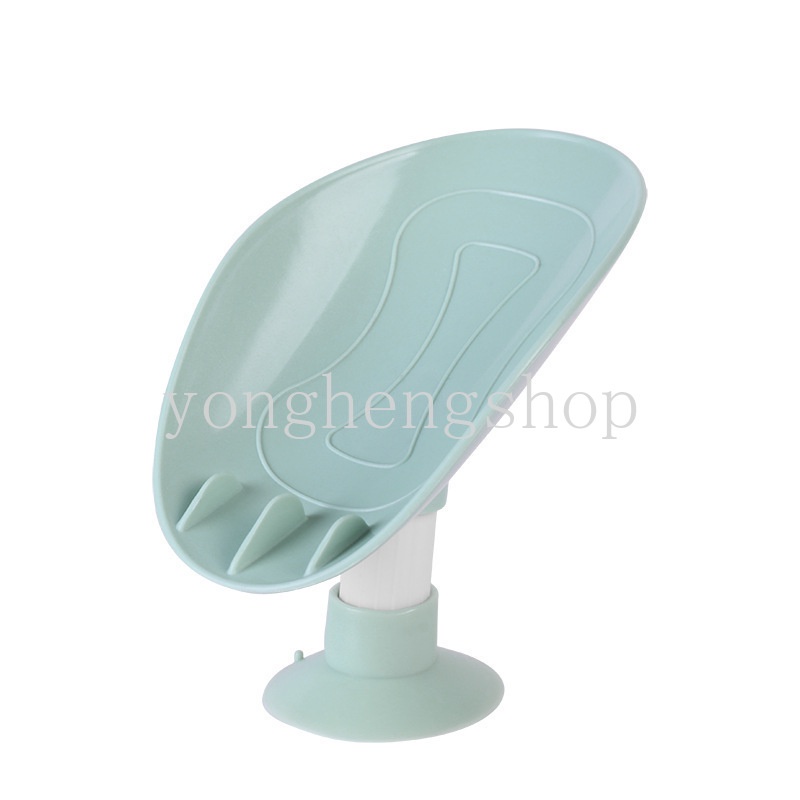 Rak Holder Sabun Bentuk Daun Dengan Suction Cup Untuk Kamar Mandi