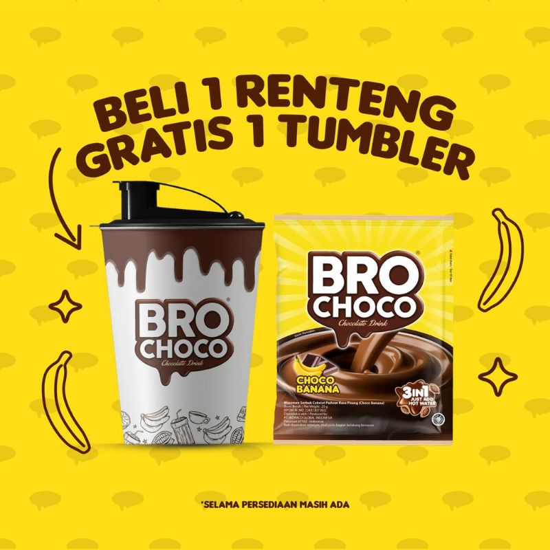 

BROCHOCO Original (25gr x 10 sachet) Chocolate Drink / Minuman Coklat