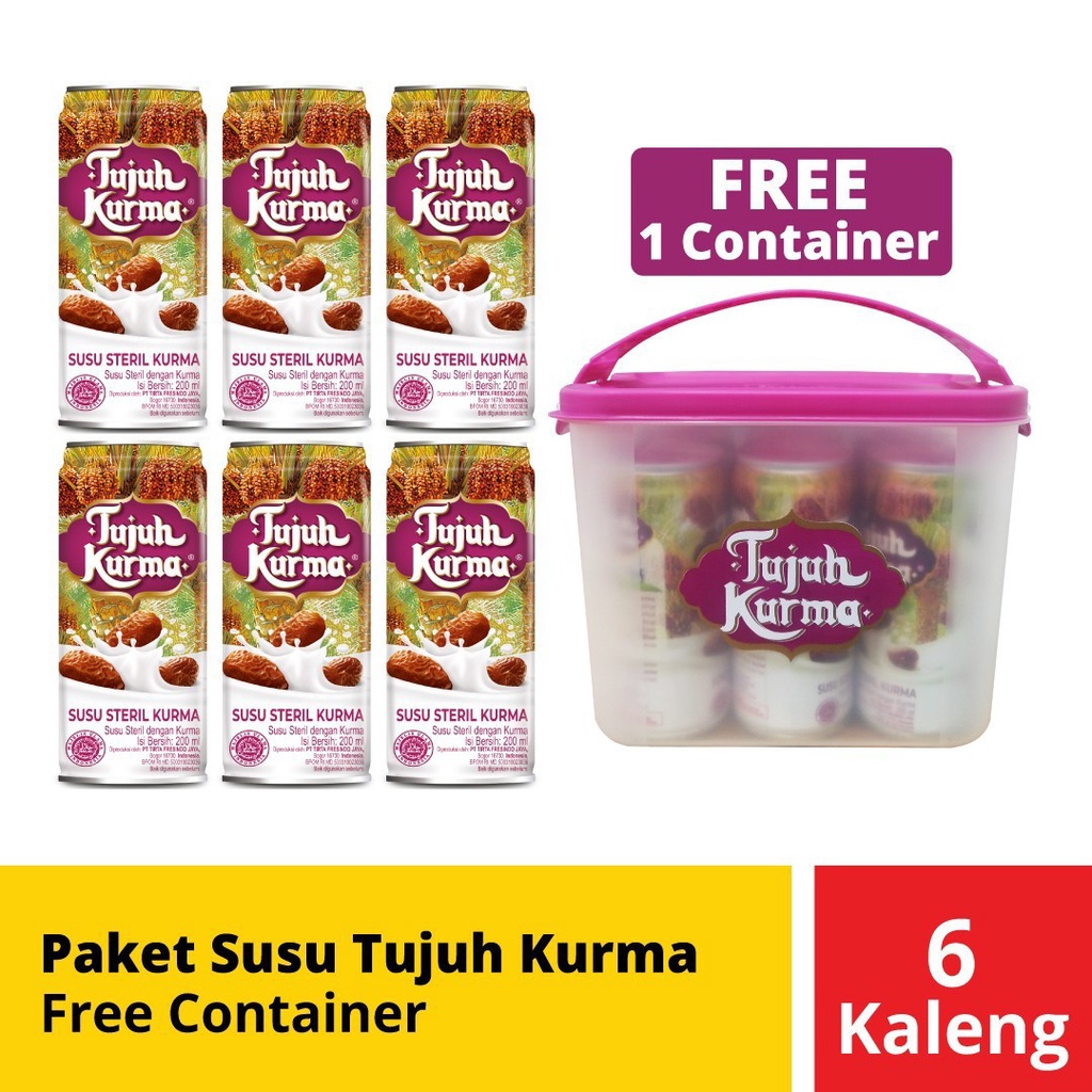 

Paket Susu Tujuh Kurma Free Container