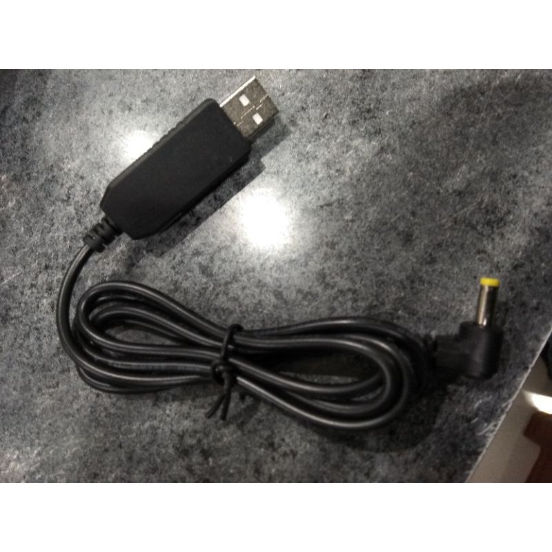 Kabel untuk charge batre baofeng uvb2+Ujung colokan tipe usb port