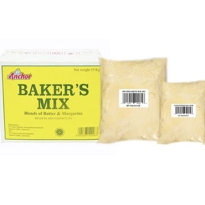 

butter-mentega- anchor baker’s mix repack 1 kg / bakers mix anchor -mentega-butter.