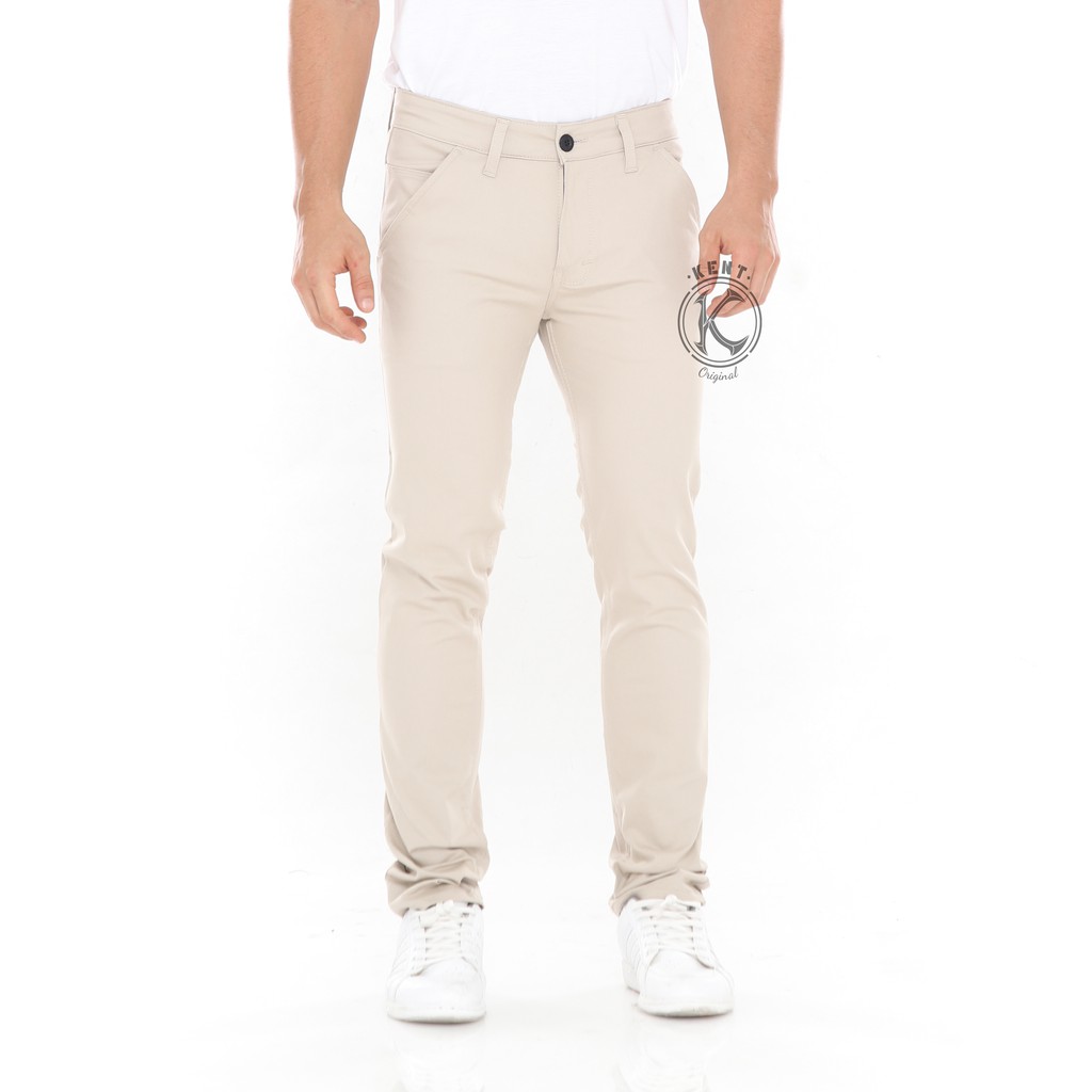 Kent Celana Chino Cream Premium Original