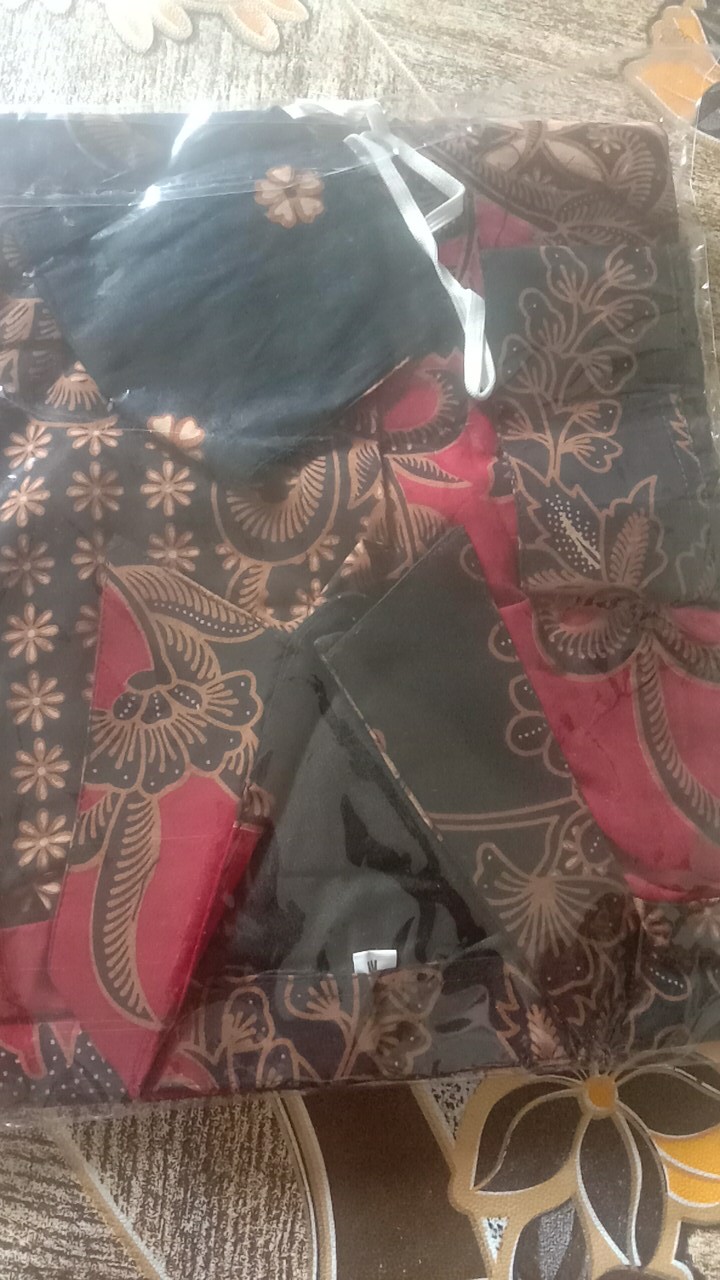 Parang Merah Kemeja Batik Pria Lengan Panjang Lapis Furing Katun Primisima Batik Solo
