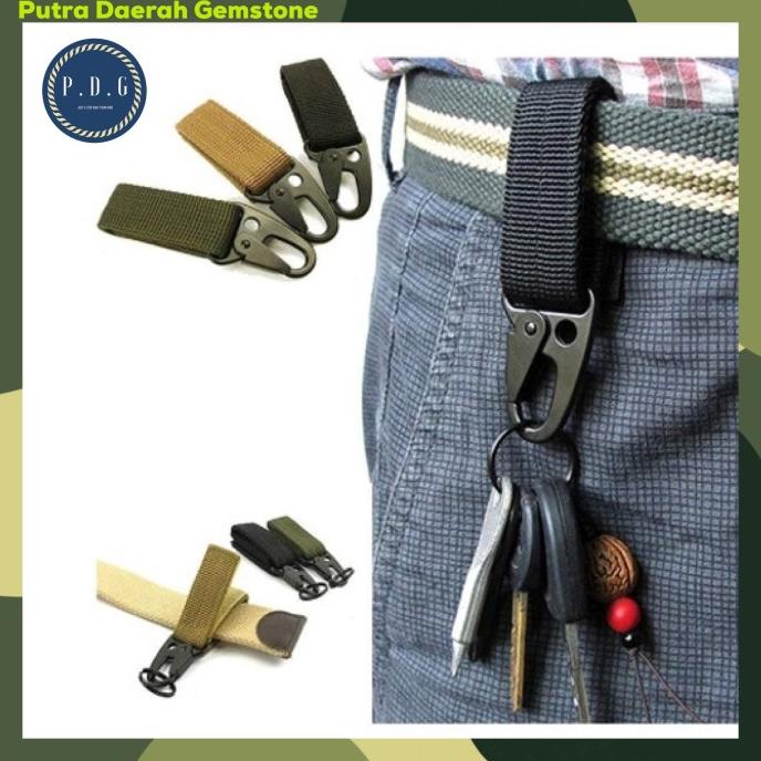 Diskon CA-116 Gantungan Kait Sabuk Kunci Ransel Hiking/ Quickdraw Carabiner Diskon