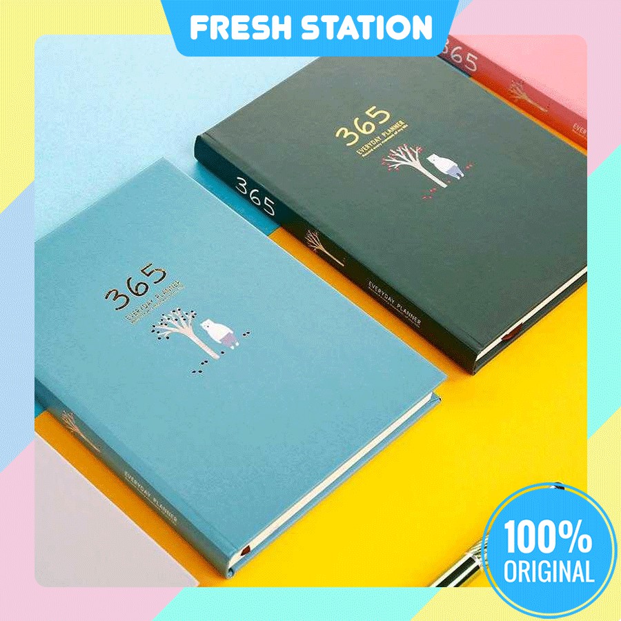 

Buku Diary Book 365 Jurnal Harian Hard Cover Tebal Elegan