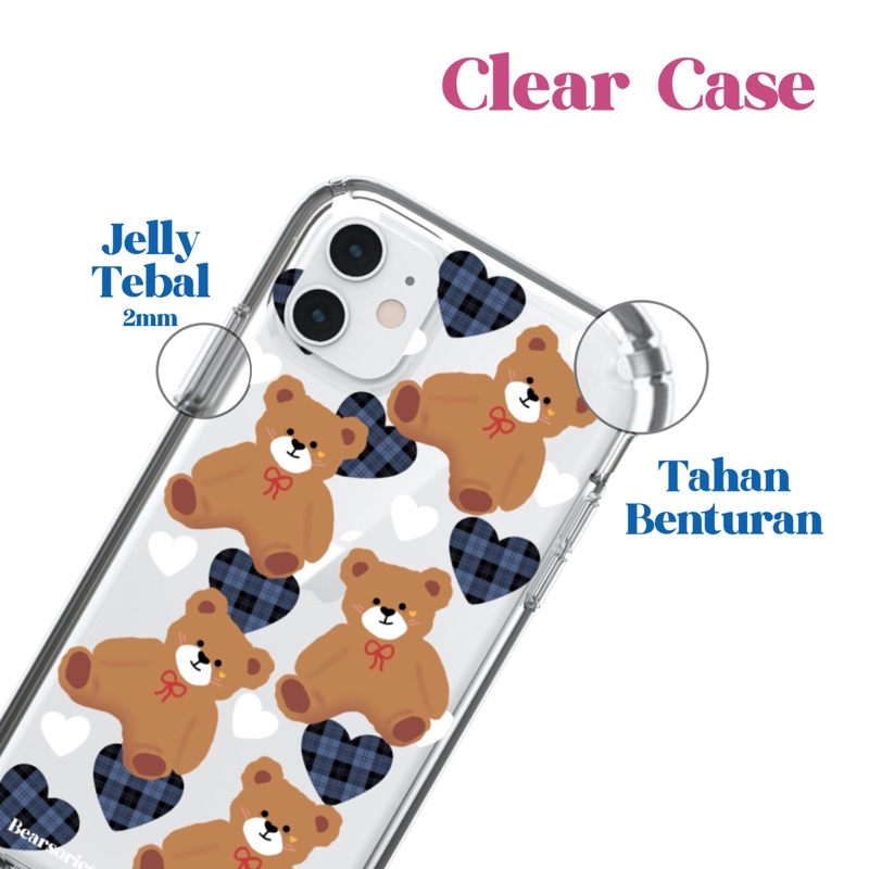 Casing HP Softcase / Clear Case ios android BJ Love Blue