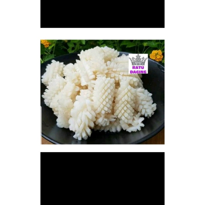 

Cumi Potong Flower / Cumi Flower Import @1kg