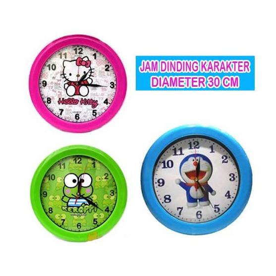 Jualan Jam Dinding Karakter Jam Analog Jam Dinding Hias - Hello Kitty Terbatas