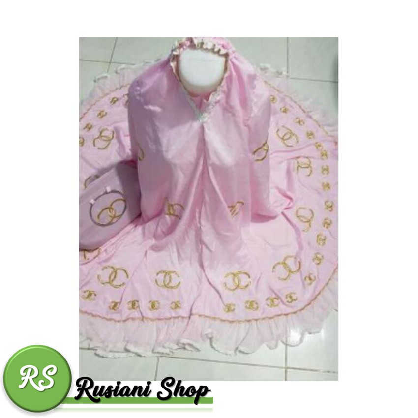 Mukena Bordir Mukena setelan channel Nyaman