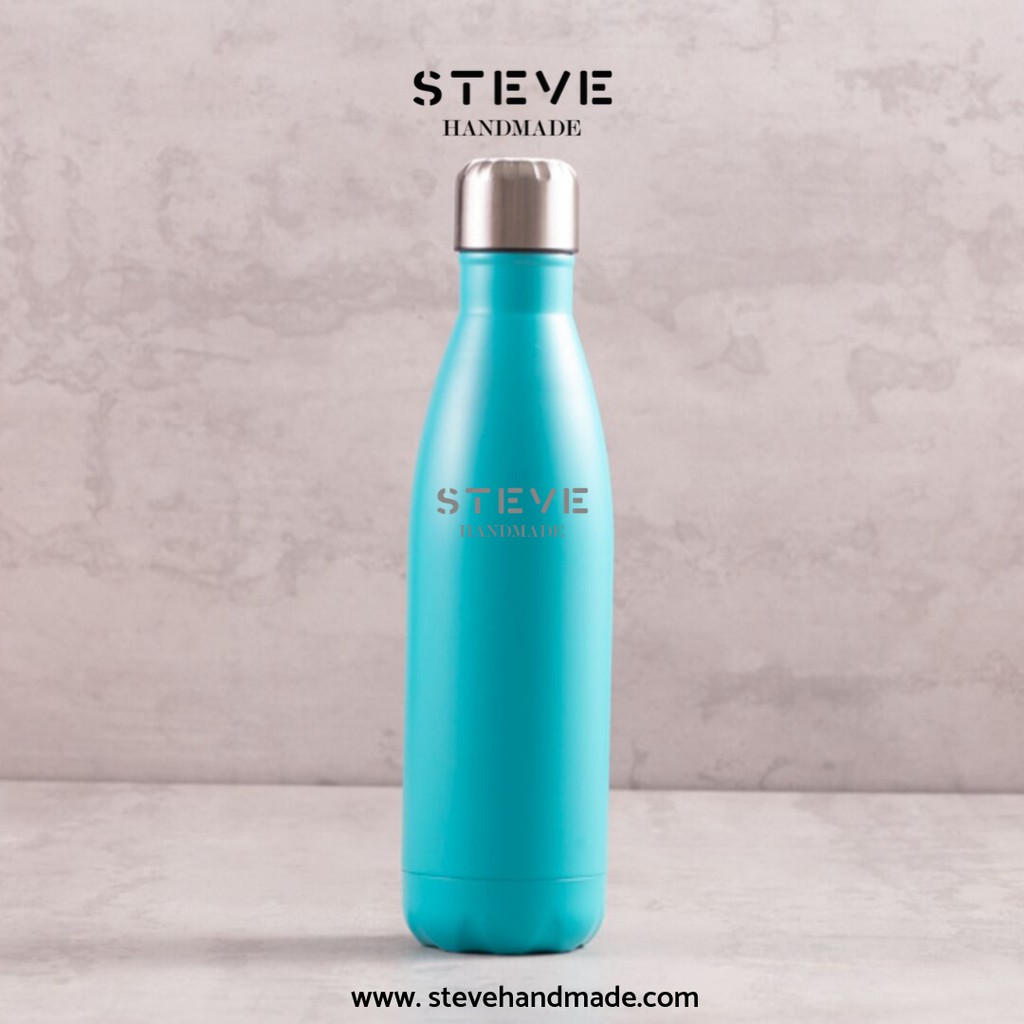 Botol minum stainless termos vacuum tumbler travel mug TM0317 Blue