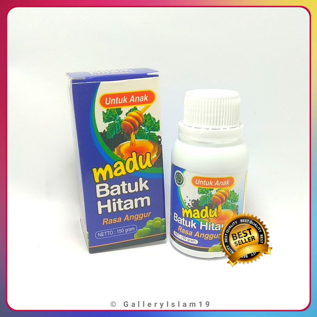 

Madu Batuk Hitam untuk Anak Rasa Anggur 150gr