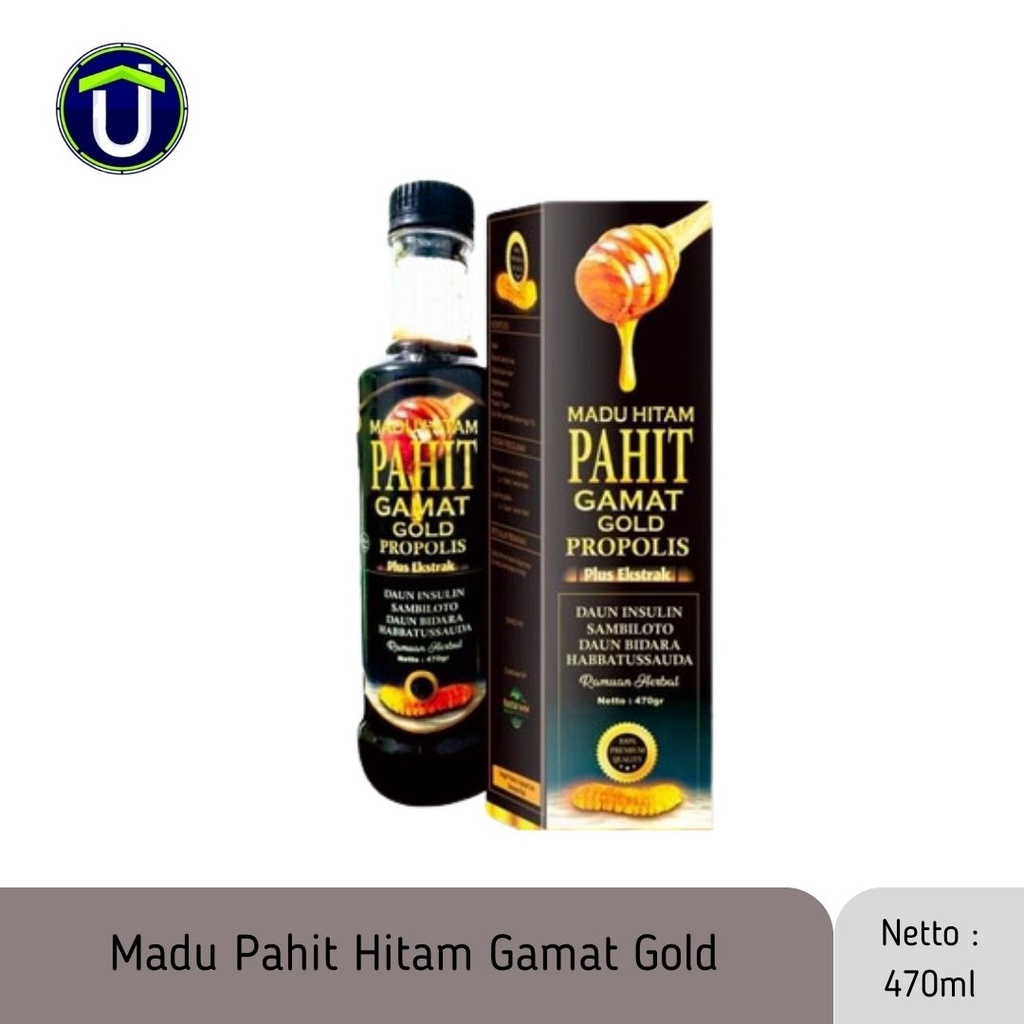 

MADU HITAM PAHIT GAMAT GOLD PROPOLIS PLUS EKSTRAK INSULIN ORIGINAL