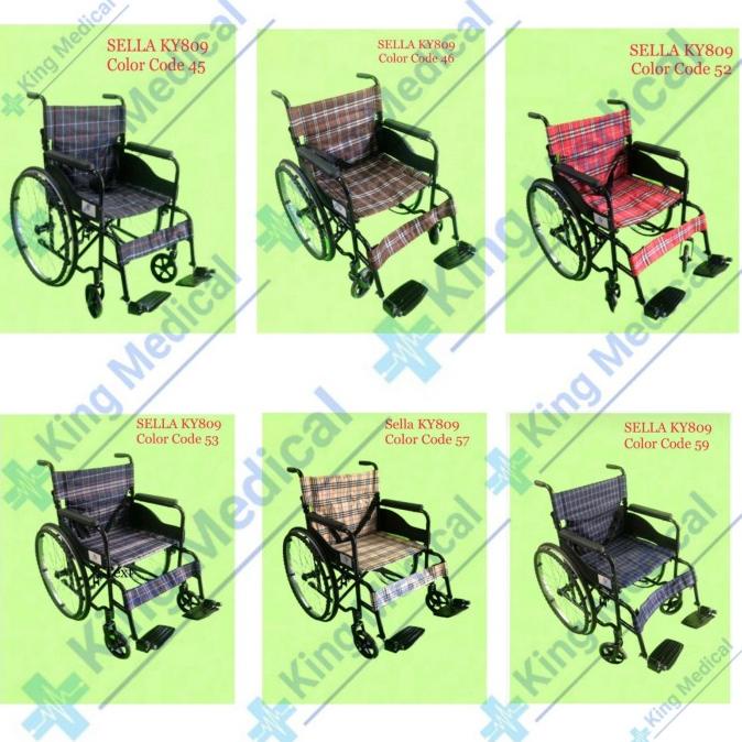 Kursi Roda Standard Sella/Kursi Roda Rumah Sakit