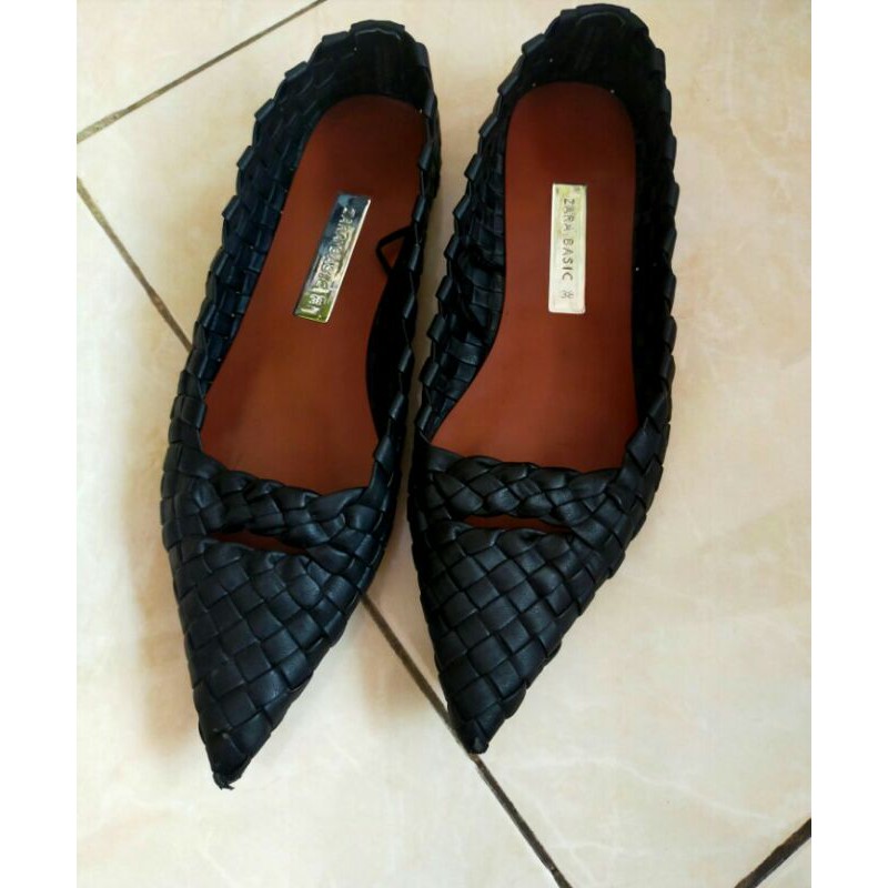 preloved flatshoes zara