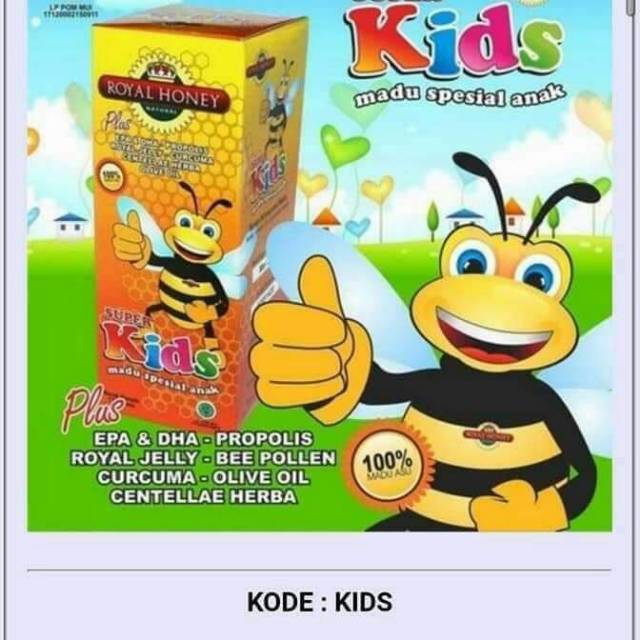 

NATURAL HONEY SUPER KIDS | madu spesial si buah hati