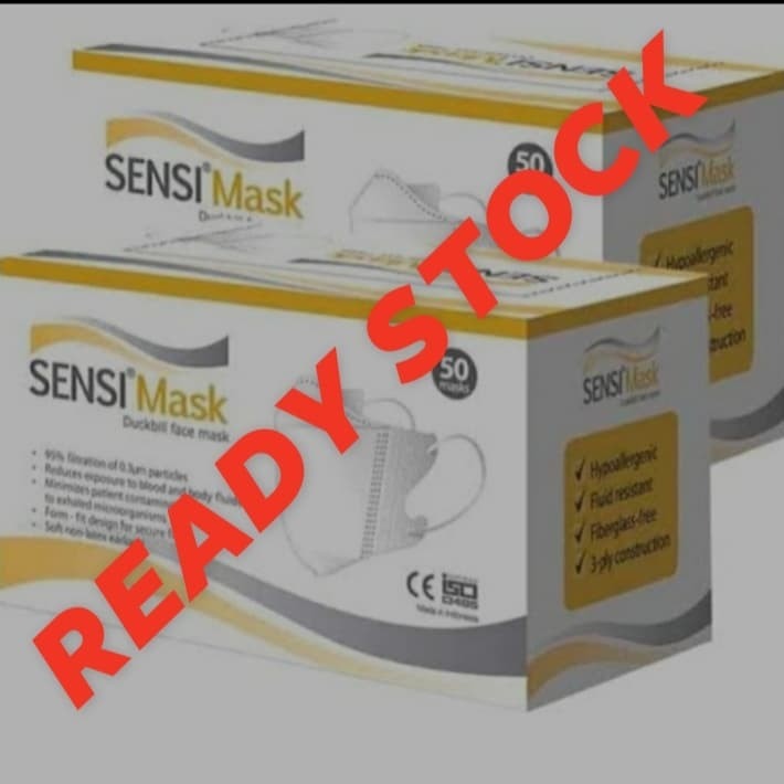 MASKER SENSI MASK DUCKBILL ORIGINAL 50PCS