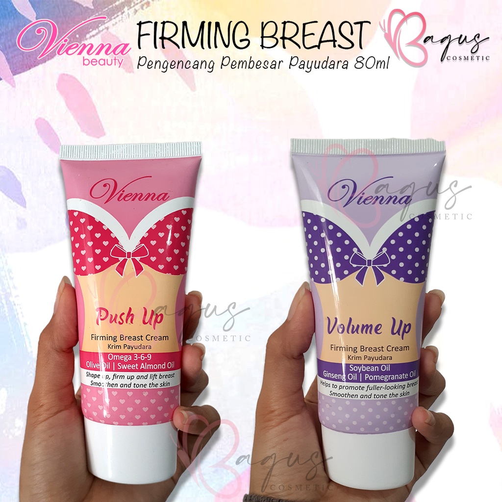 ⭐BAGUS⭐ VIENNA FIRMING BREAST CREAM / SERUM | Push / Volume Up Pengencang Pembesar Payudara 80ml